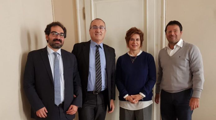 Da sinistra: Andrea Daconto (vicepresidente), Fabrizio Scuri (presidente), Bruna Gozzi (consigliere), Roberto Salvadori (direttore)
